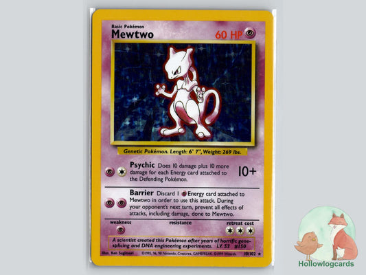Mewtwo (10/102) - Base Pokémon Card