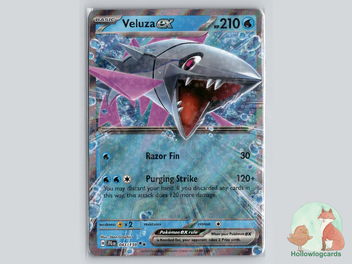 Veluza ex (043/159) - Journey Together Pokémon Card