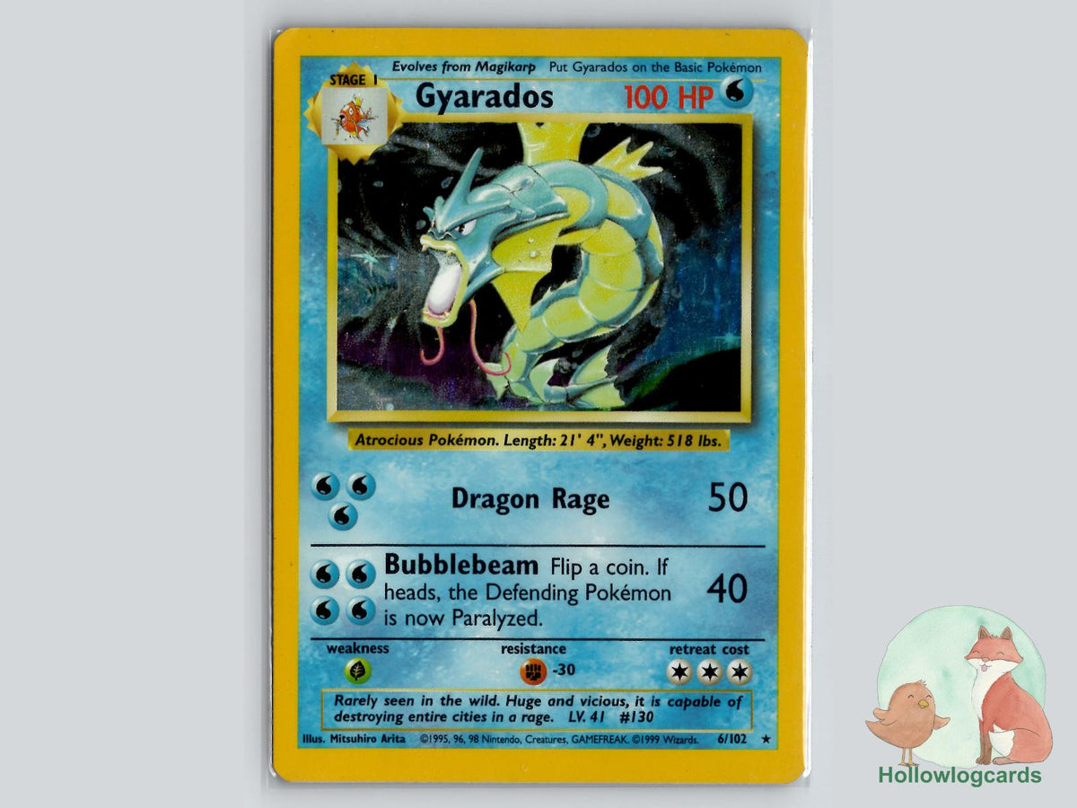 Gyarados (6/102) - Base Pokémon Card