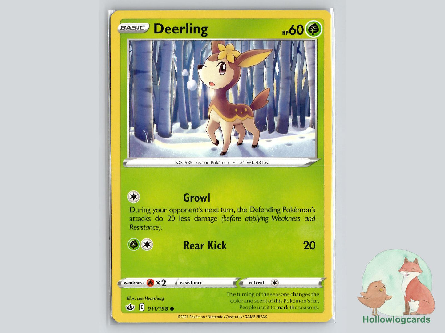 Deerling (011/198) - Chilling Reign Pokémon Card