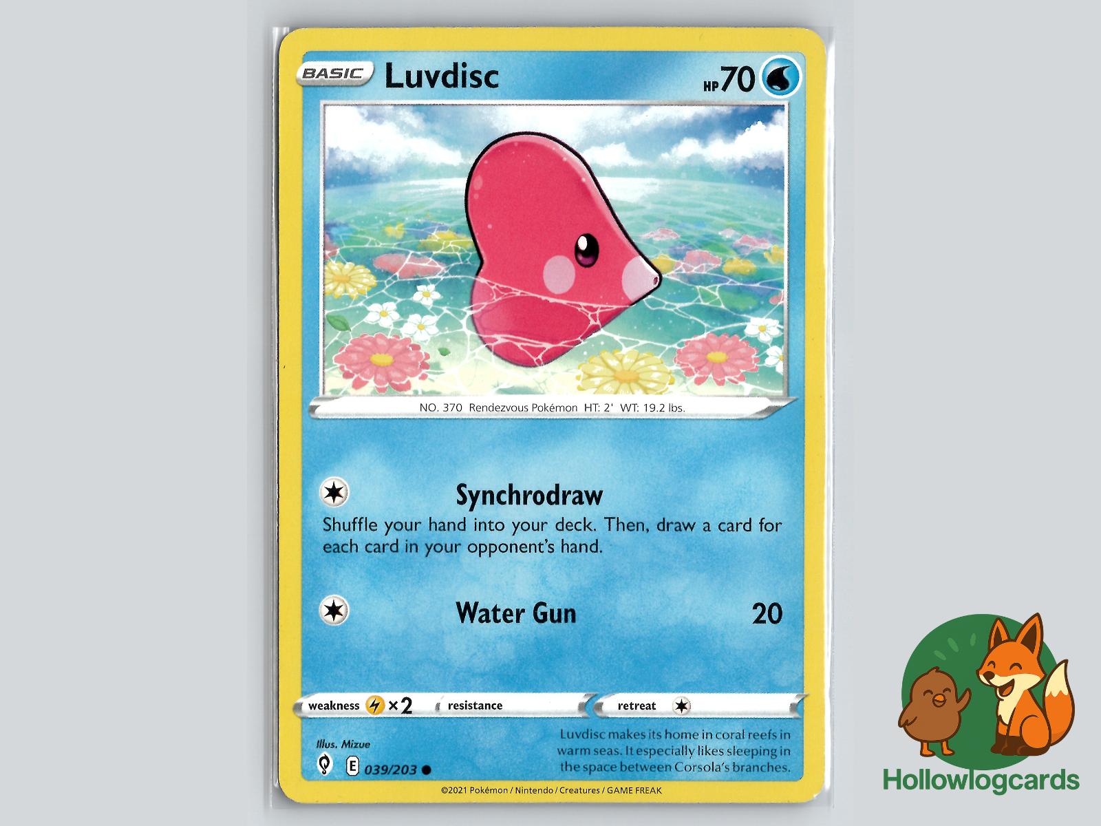 Luvdisc (039/203) - Evolving Skies Pokémon Card