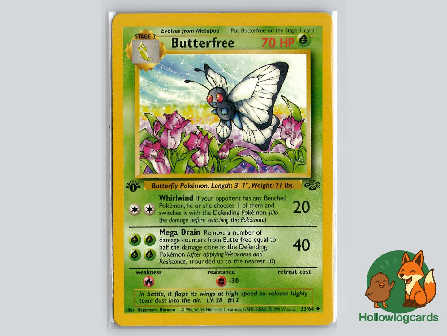 Butterfree (33/64) - Jungle Pokémon Card