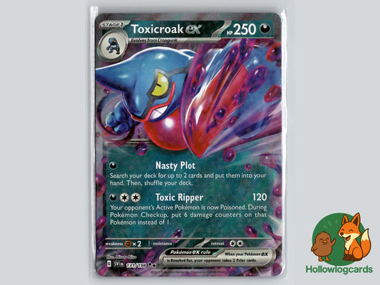 Toxicroak ex (131/198) - Scarlet & Violet Pokémon Card
