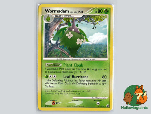 Wormadam Plant Cloak (41/132) - Secret Wonders Pokémon Card
