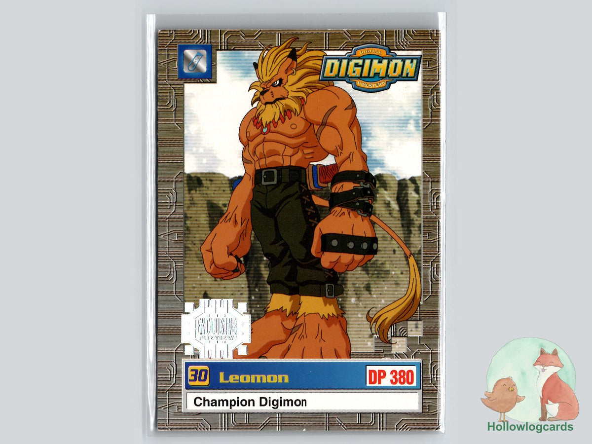 Leomon (28/34) 1999 Upper Deck Digimon card