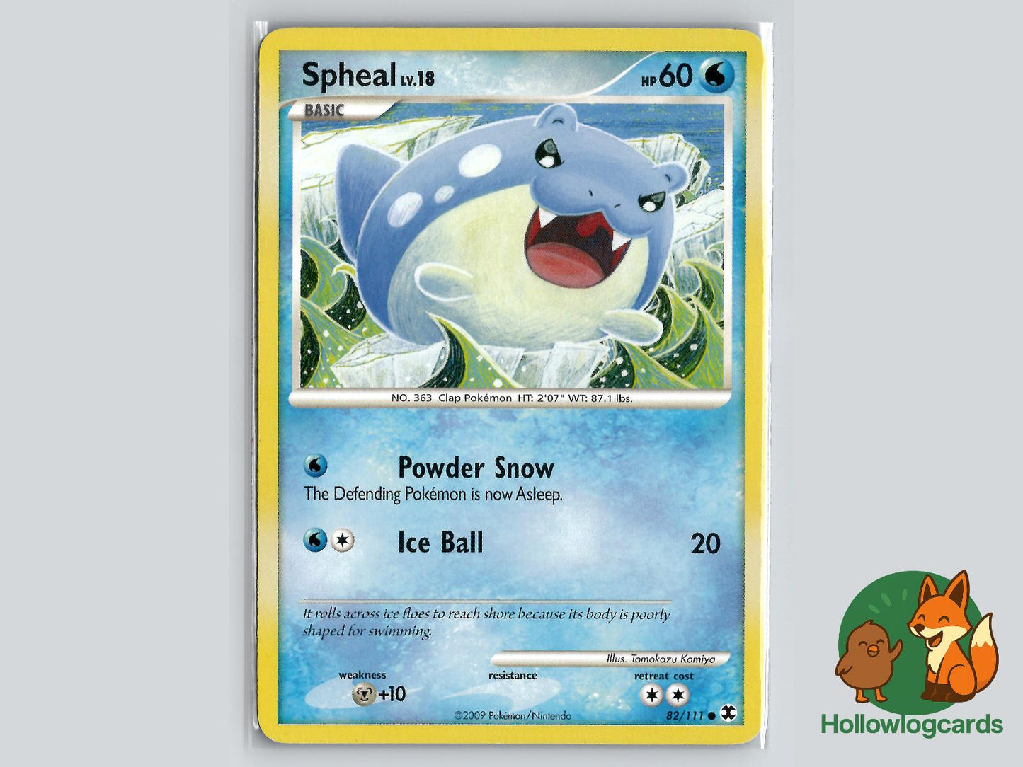 Spheal (82/111) - Rising Rivals Pokémon Card