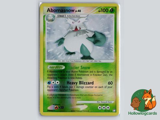 Image of Abomasnow Mysterious Treasures (MT) #19
