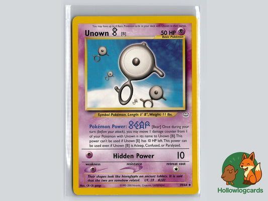 Image of Unown B Neo Revelation (N3) #39