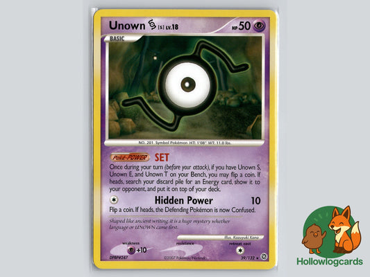 Image of Unown S Secret Wonders (SW) #39