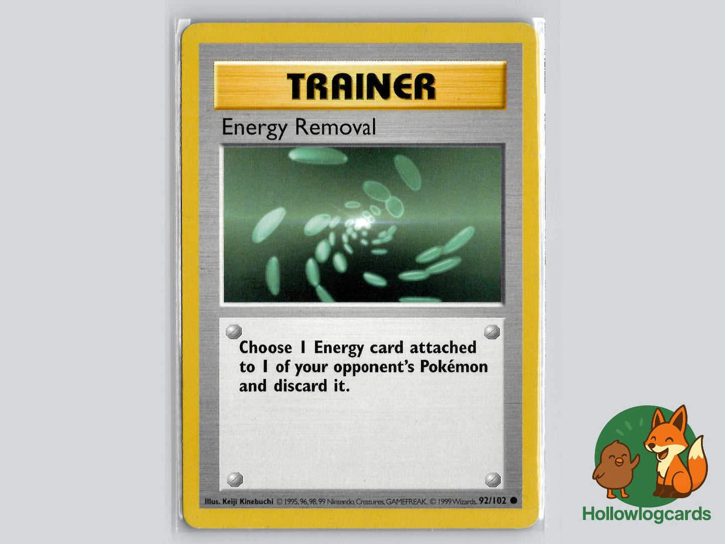 Energy Removal (92/102) - Base Pokémon Card