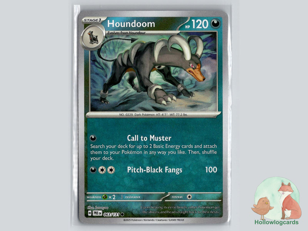 Houndoom (063/131) - Prismatic Evolutions Pokémon Card
