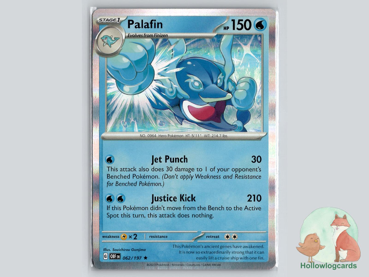 Palafin (062/197) - Obsidian Flames Pokémon Card