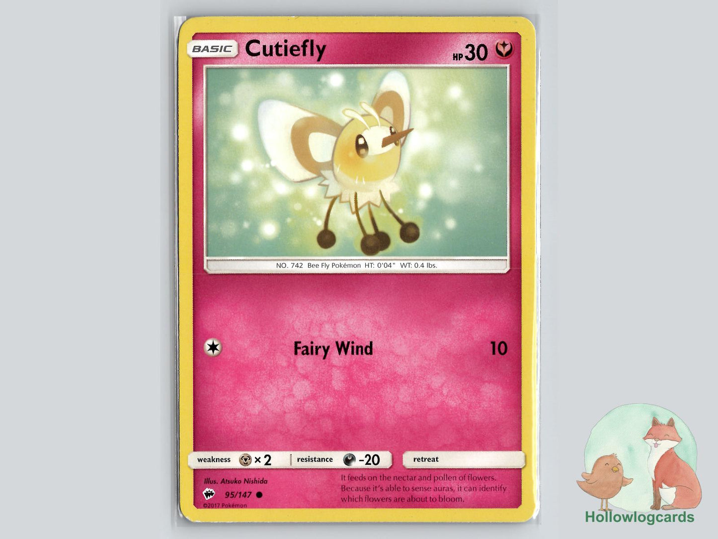 Cutiefly (95/147) - Burning Shadows Pokémon Card