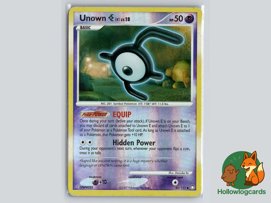 Image of Unown E Mysterious Treasures (MT) #65