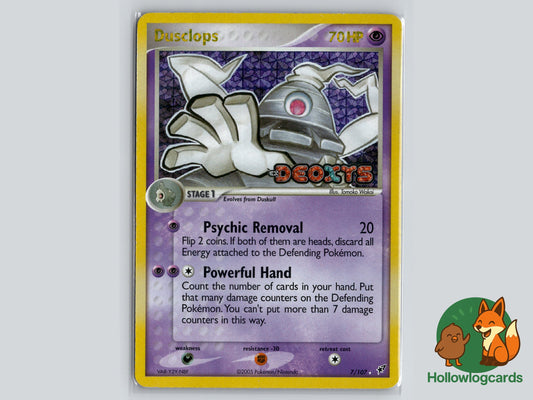 Image of Dusclops Deoxys (DX) #7