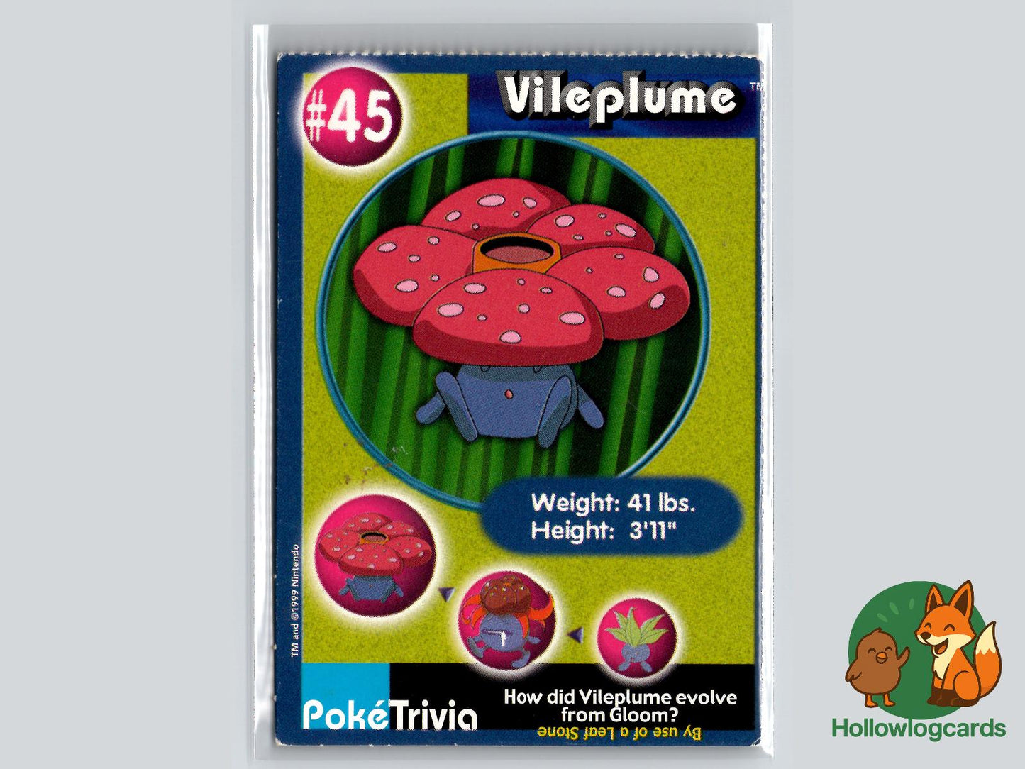 Vileplume (45) Pokémon Card
