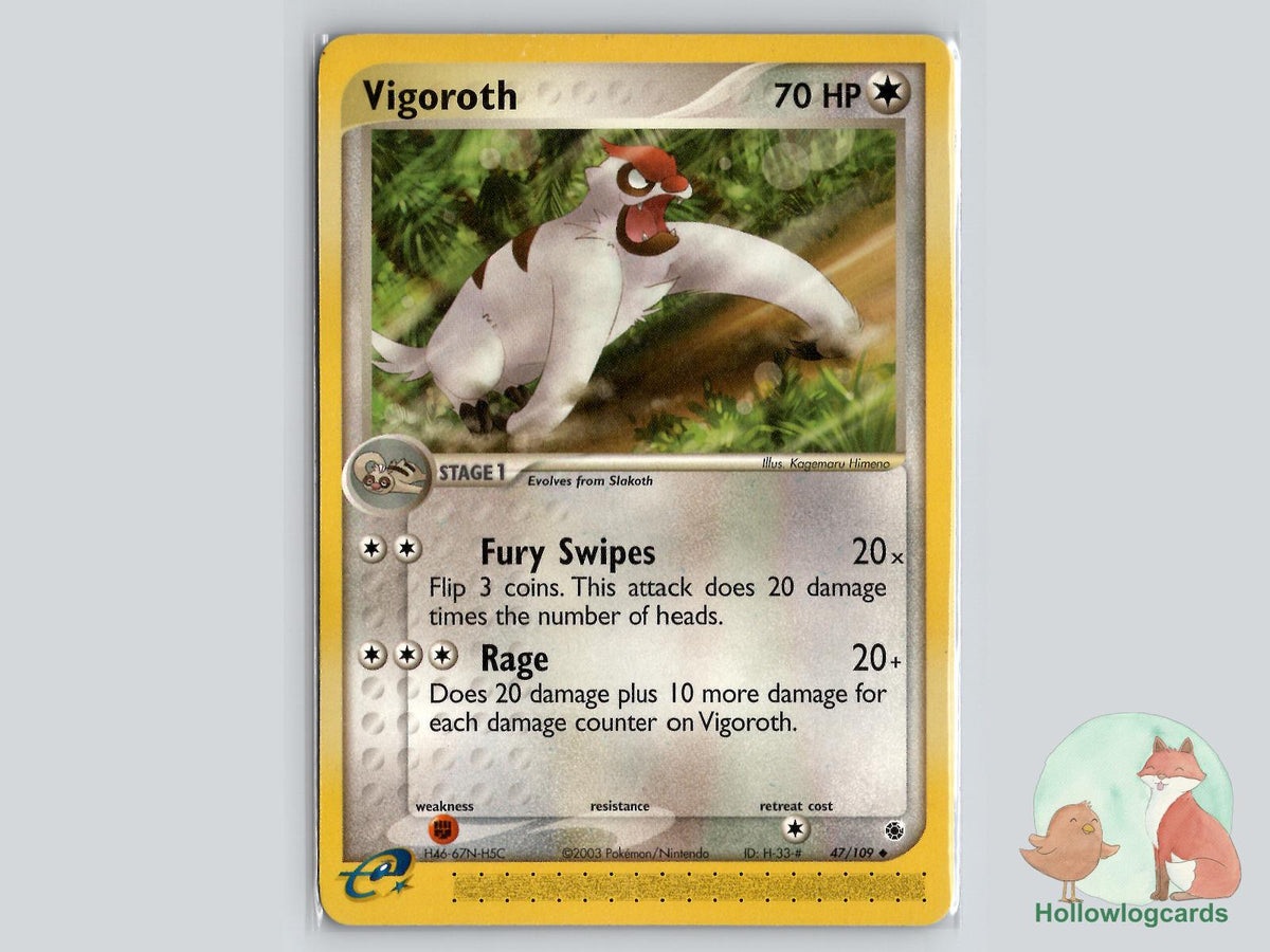 Vigoroth (47/109) - Ruby & Sapphire Pokémon Card