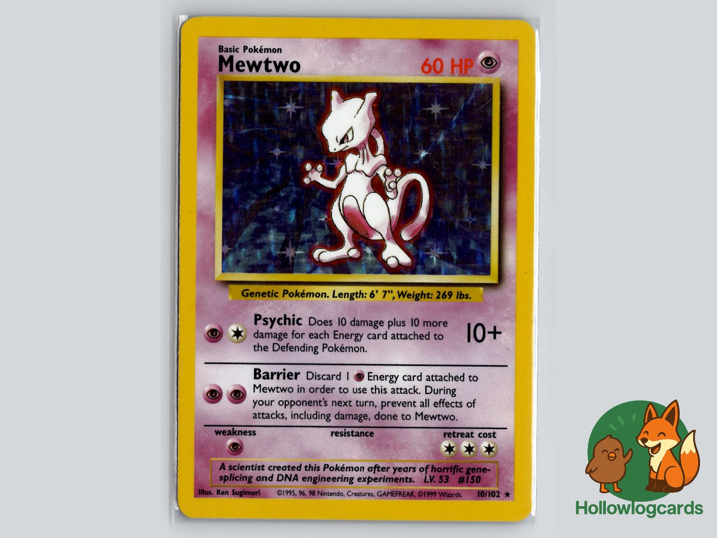 Mewtwo (10/102) - Base Pokémon Card