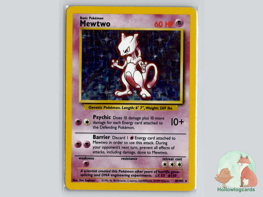 Mewtwo (10/102) - Base Pokémon Card