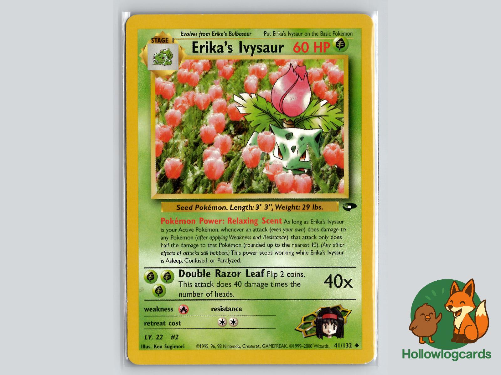 Erika's Ivysaur (41/132) - Gym Challenge Pokémon Card