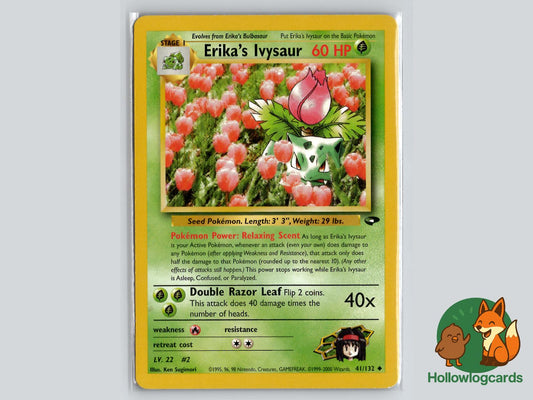 Erika's Ivysaur (41/132) - Gym Challenge Pokémon Card