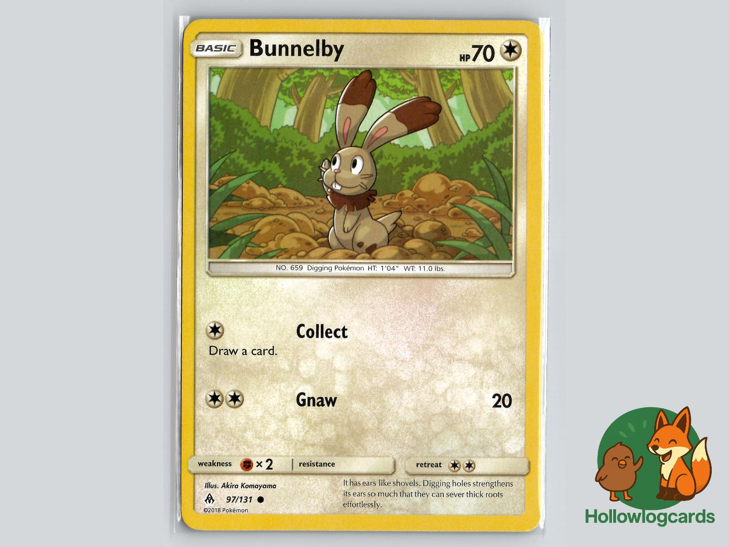 Bunnelby (97/131) - Forbidden Light Pokémon Card