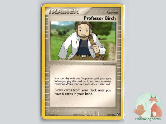 Professor Birch (80/108) - Power Keepers Pokémon Card