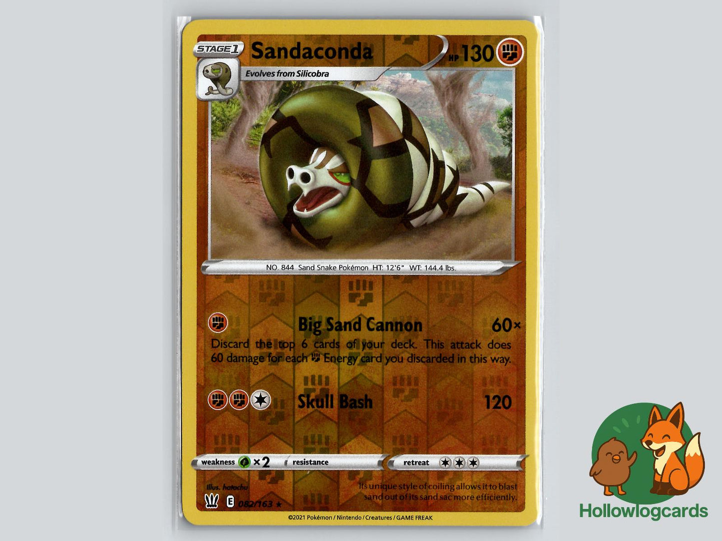 Sandaconda (082/163) - Battle Styles Pokémon Card