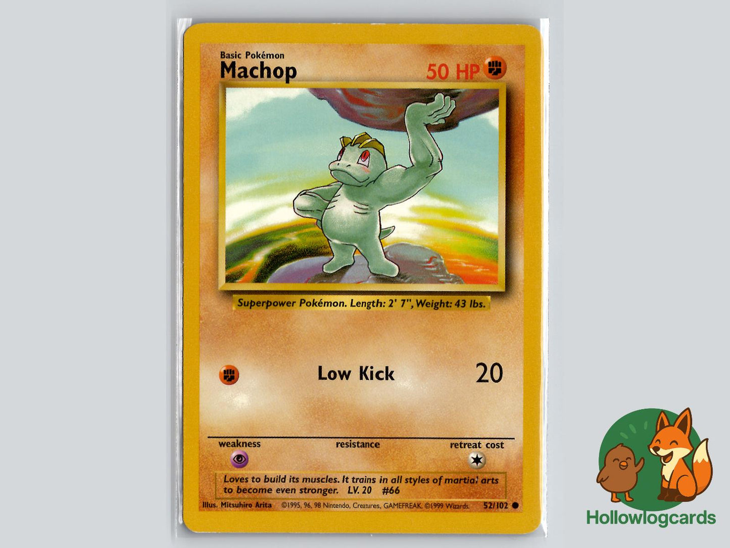 Machop (52/102) - Base Pokémon Card