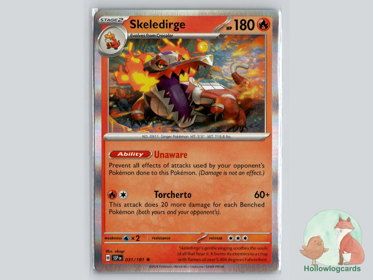 Skeledirge (031/191) - Surging Sparks Pokémon Card