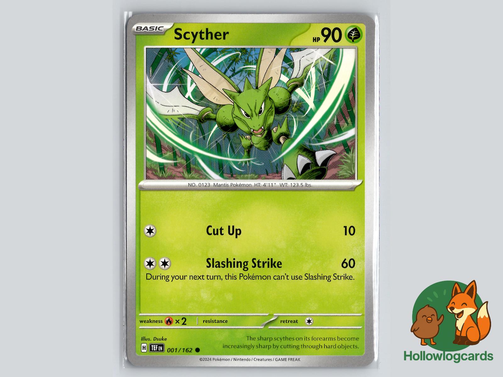 Scyther (001/162) - Temporal Forces Pokémon Card