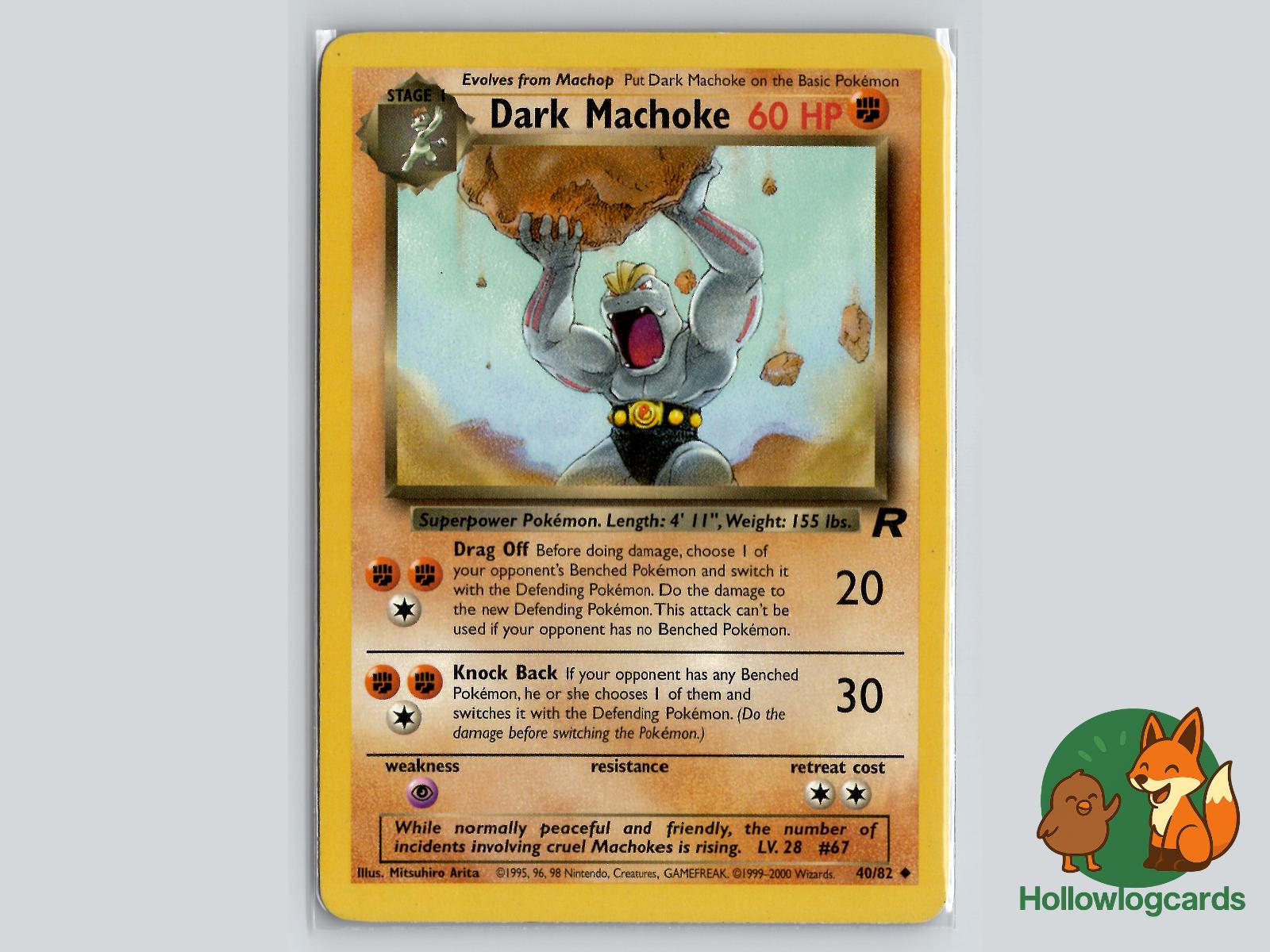Dark Machoke (40/82) - Team Rocket Pokémon Card