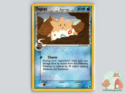 Togepi (41/101) - Dragon Frontiers Pokémon Card