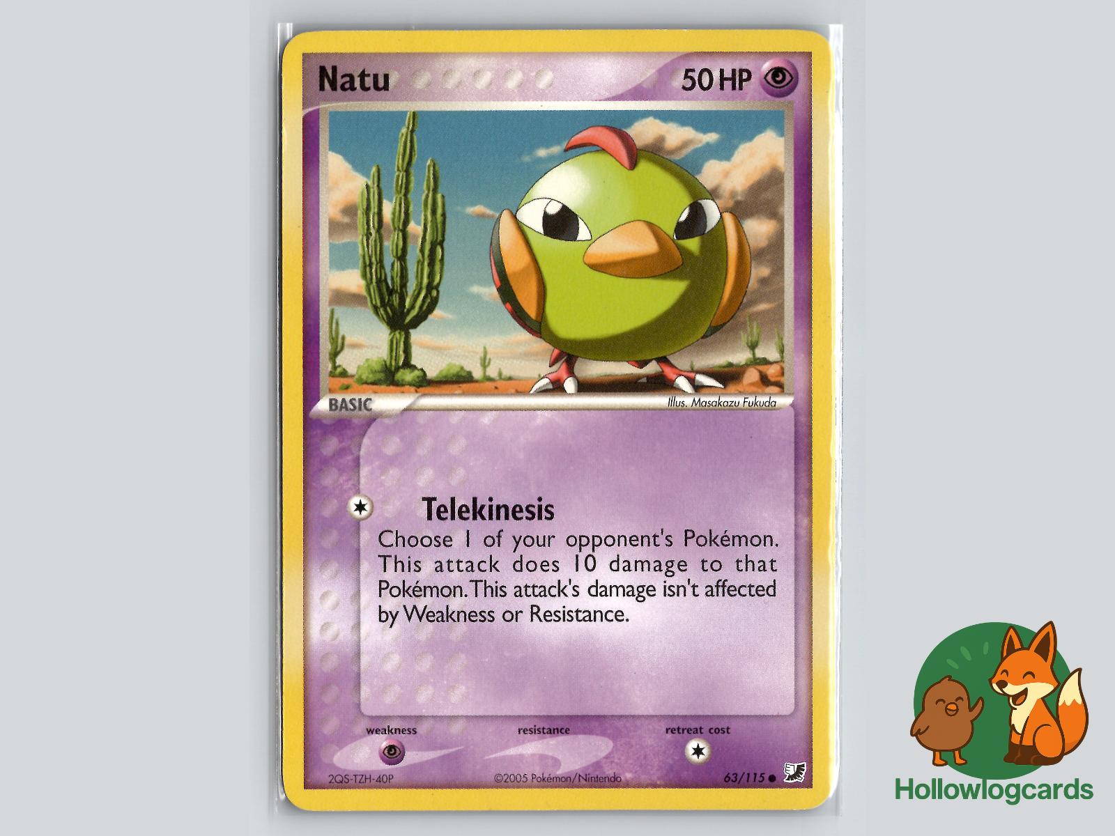 Natu (63/115) - Unseen Forces Pokémon Card