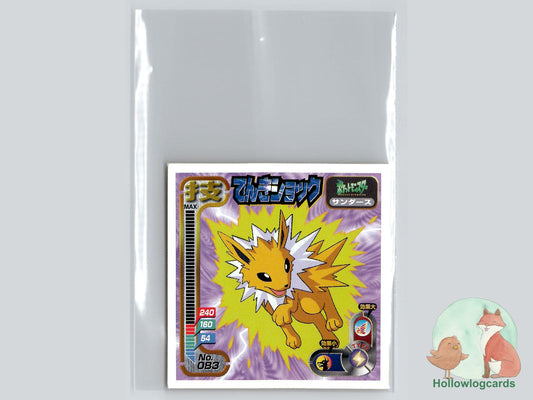 Jolteon (083) - Amada Pokémon Sticker - Thunder Shock - 1998 - JAP - front