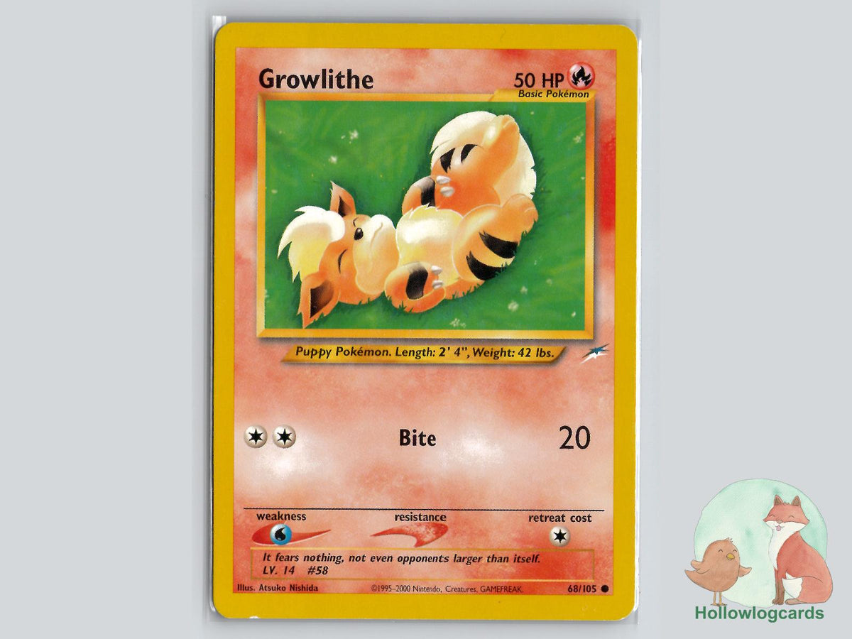 Growlithe (68/105) - Neo Destiny Pokémon Card