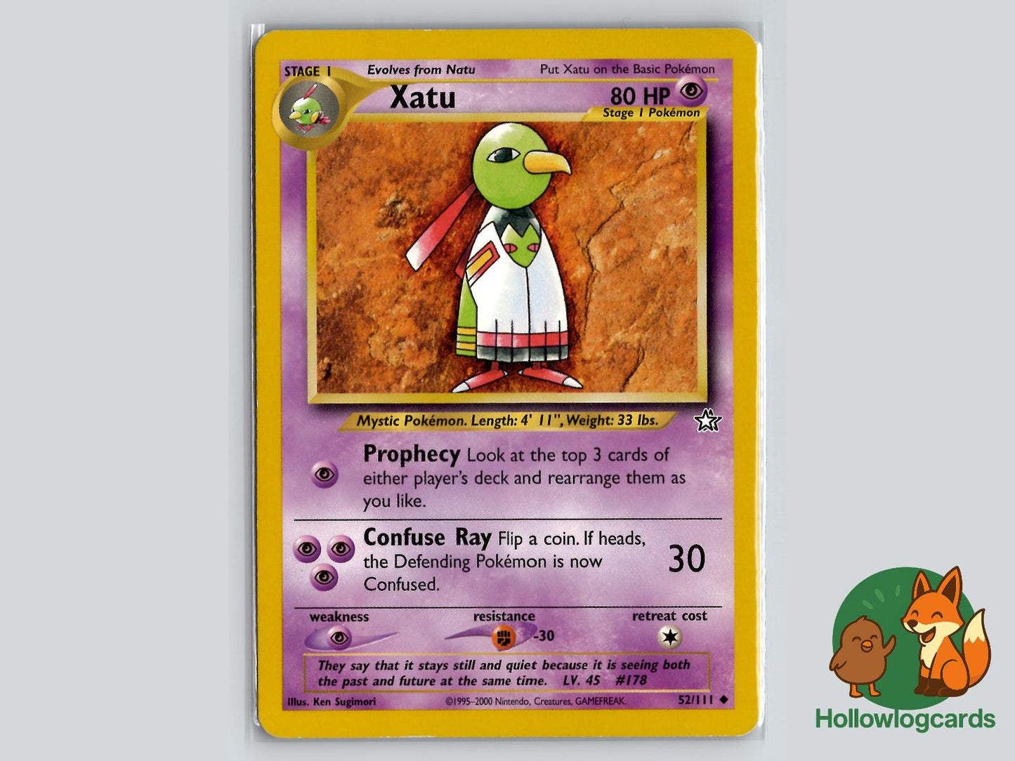 Xatu (52/111) - Neo Genesis Pokémon Card