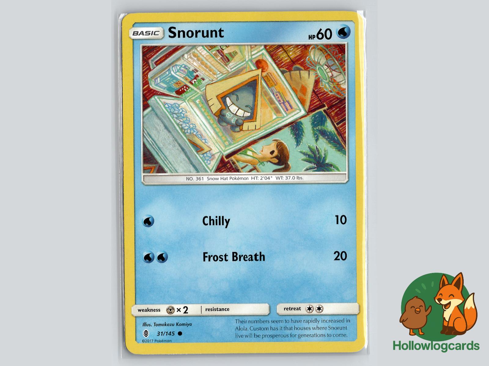 Snorunt (31/145) - Guardians Rising Pokémon Card
