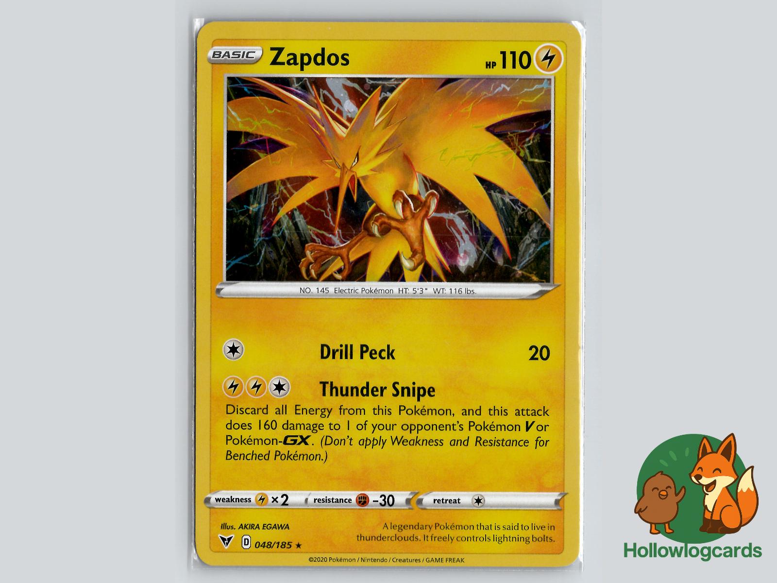 Zapdos (048/185) Pokémon Card