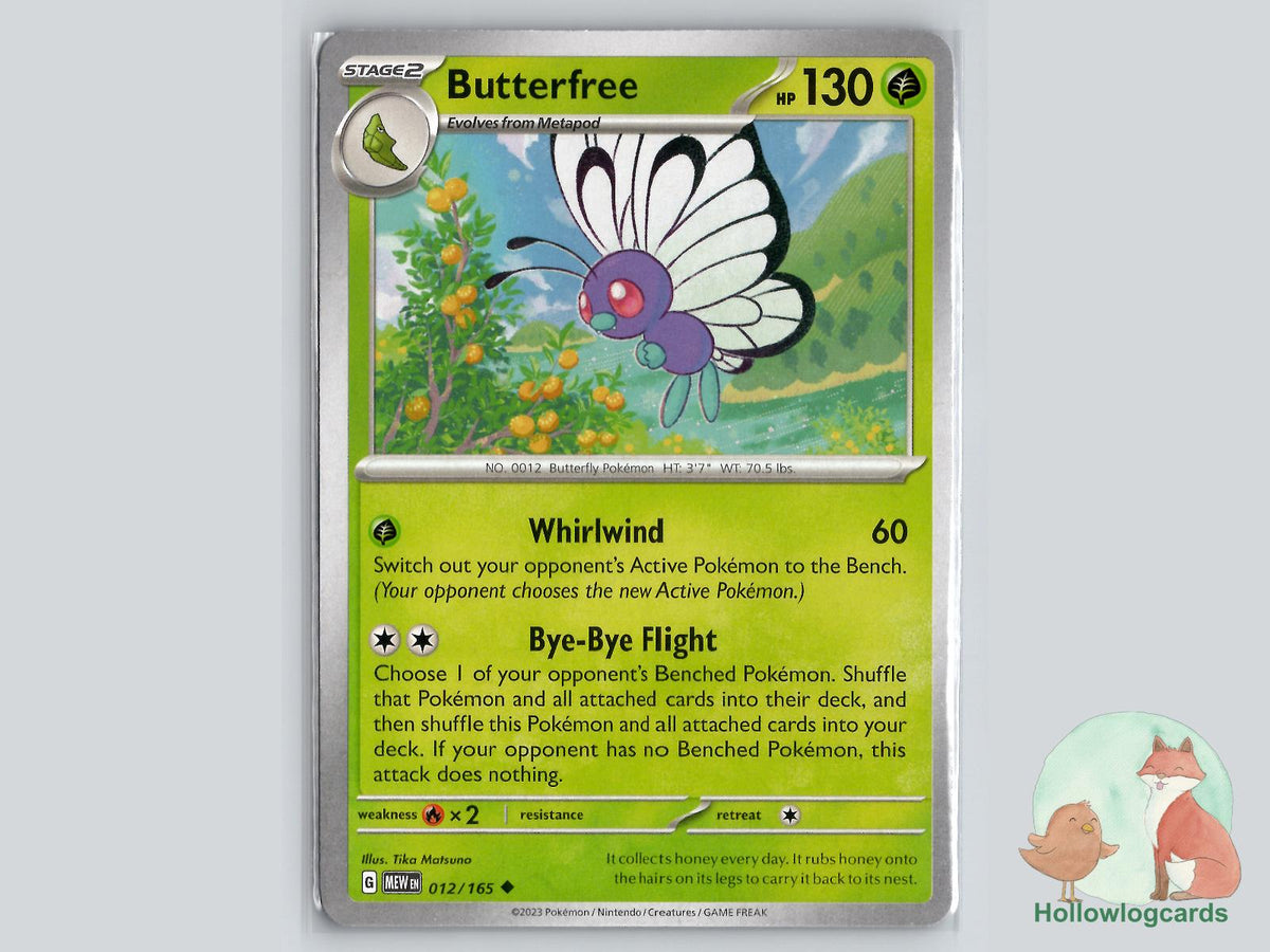 Butterfree (012/165) - 151 Pokémon Card