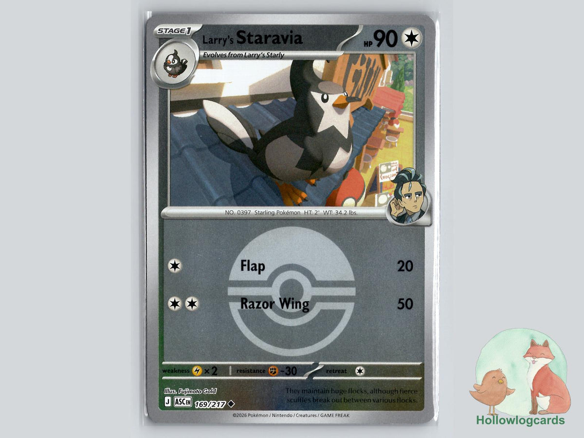 Larry's Staravia (169/217) Pokémon Card