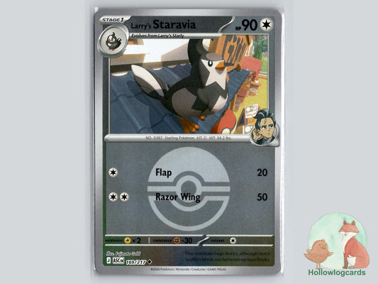 Larry's Staravia (169/217) Pokémon Card