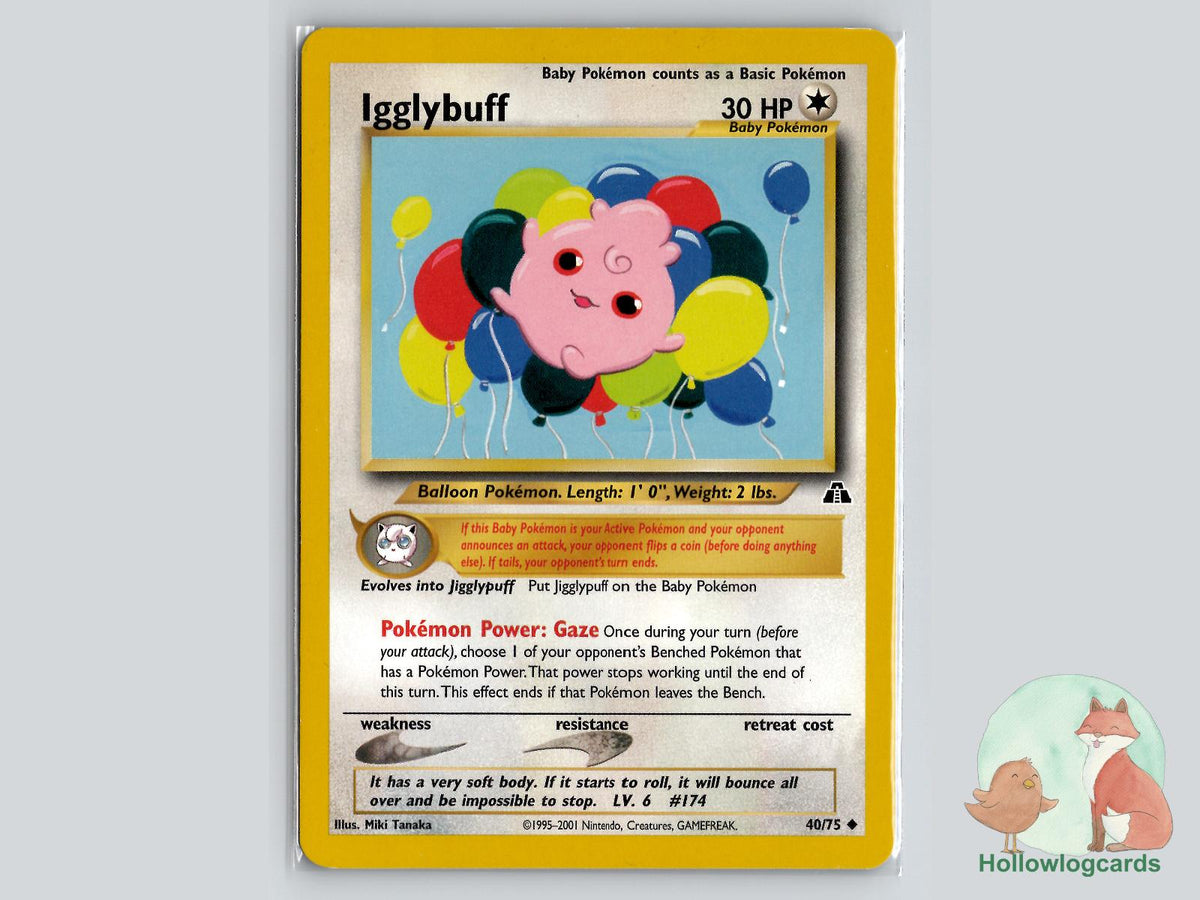 Igglybuff (40/75) - Neo Discovery Pokémon Card