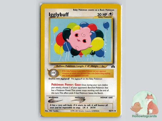 Igglybuff (40/75) - Neo Discovery Pokémon Card