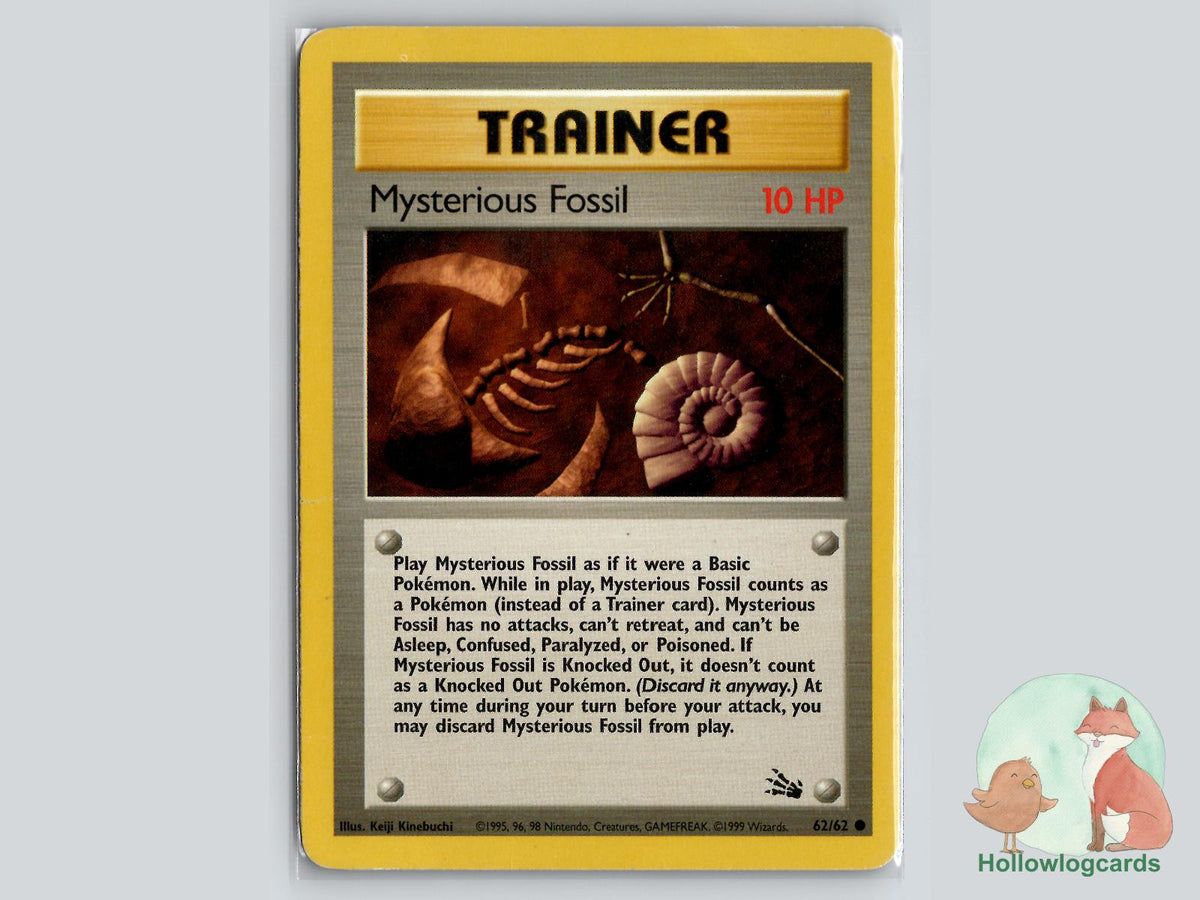 Mysterious Fossil (62/62) - Fossil Pokémon Card