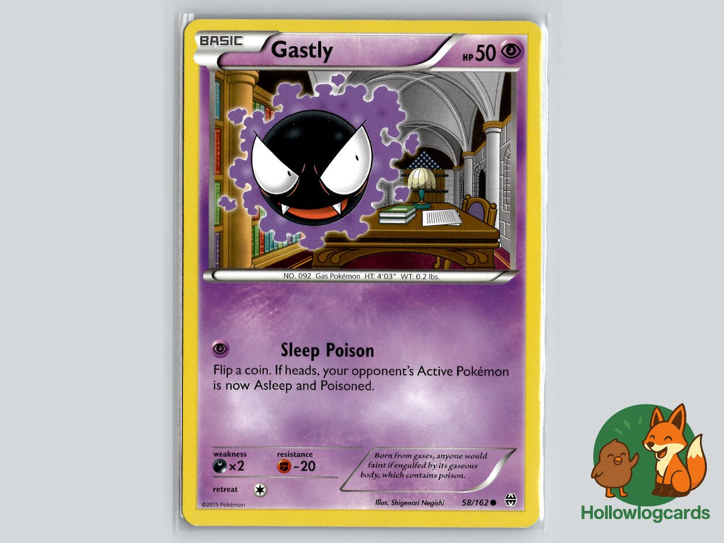 Gastly (58/162) - BREAKthrough Pokémon Card
