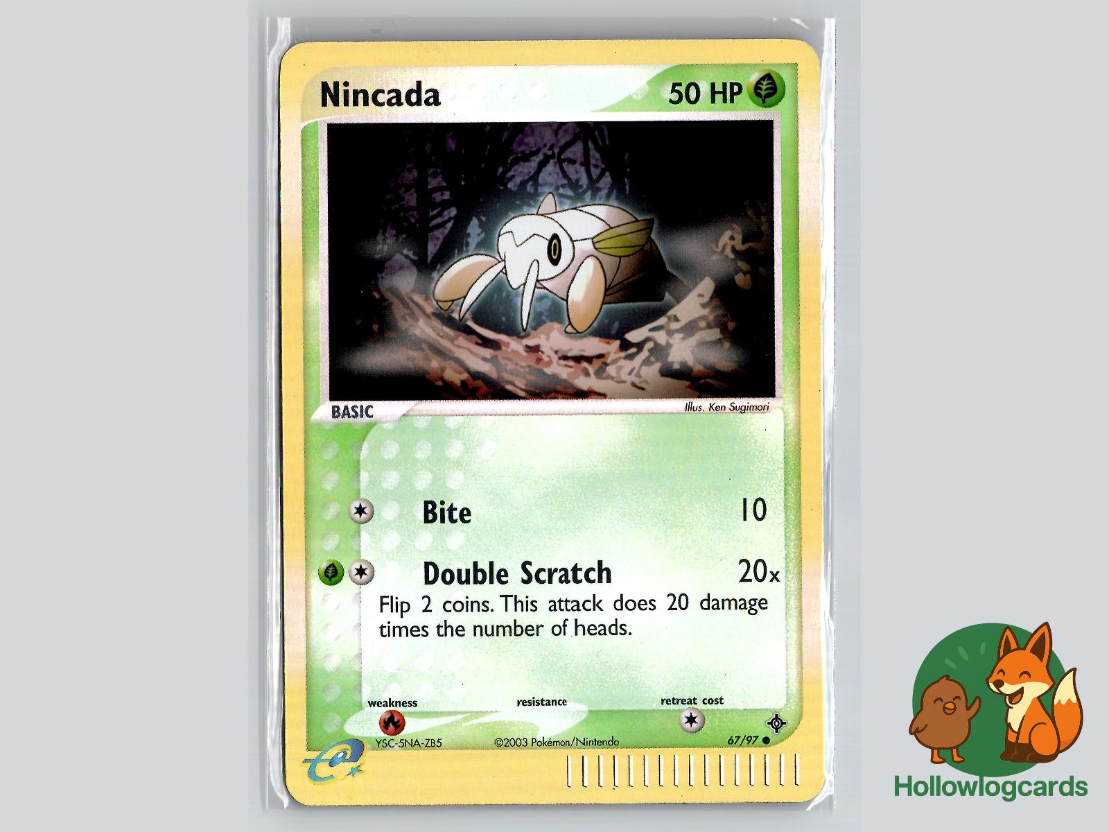 Nincada (67/97) - Dragon Pokémon Card