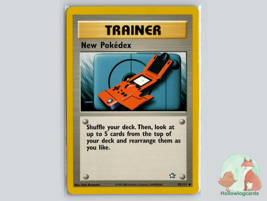 New Pokedex (95/111) - Neo Genesis Pokémon Card