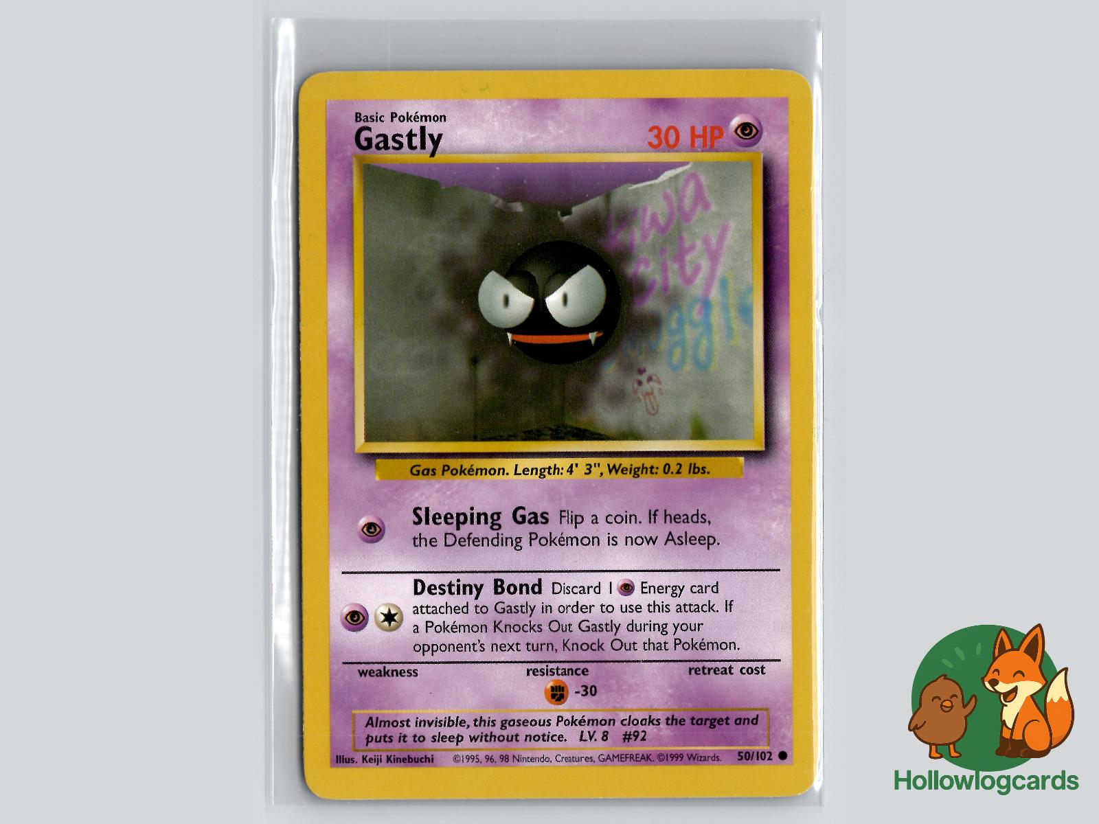 Gastly (50/102) - Base Pokémon Card
