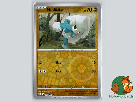 Meditite (082/162) - Temporal Forces Pokémon Card